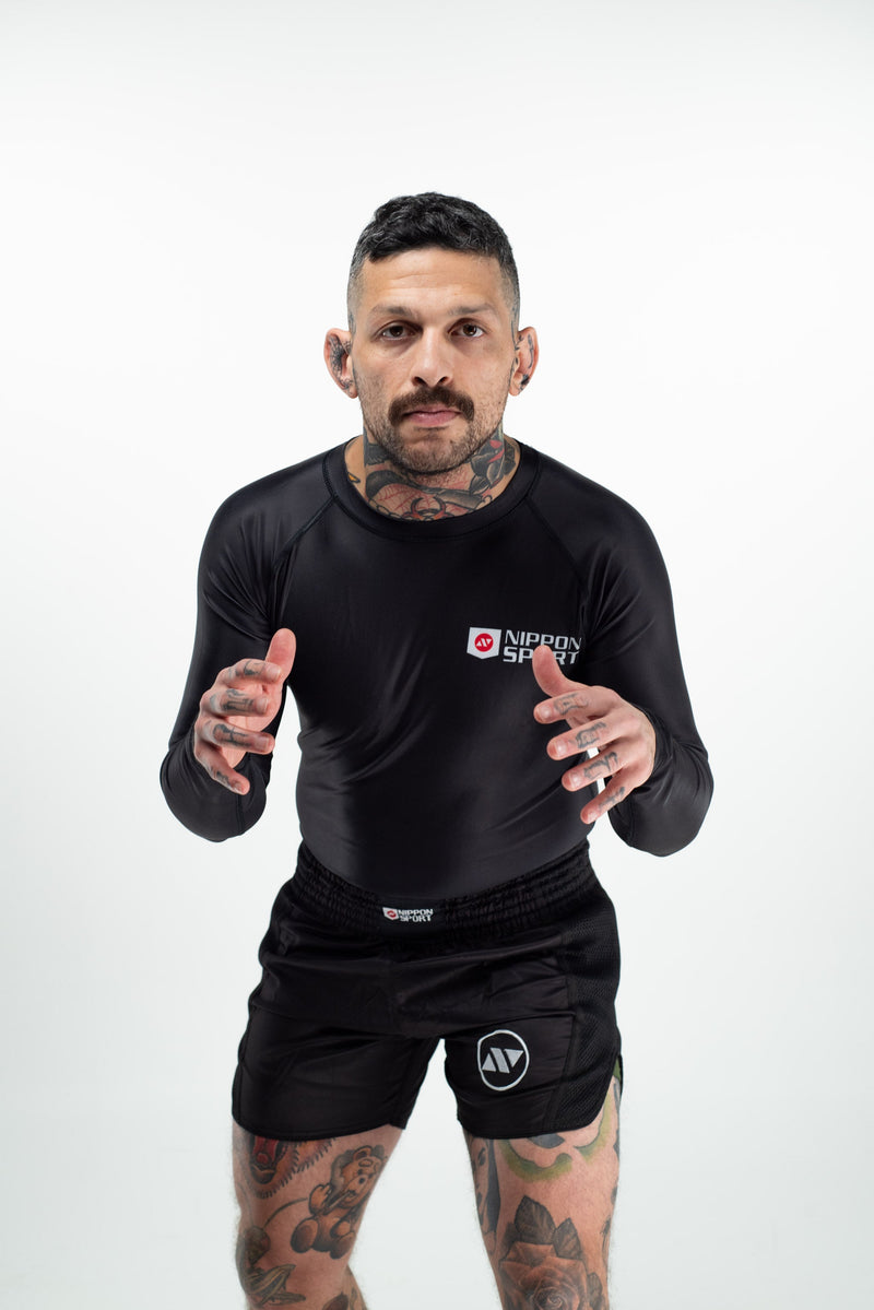 Rashguard - Nippon Sport - Långärmad - Svart