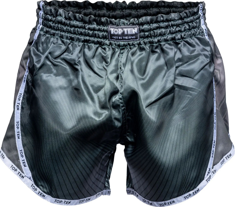 Kickboxningsshorts - TOP TEN - 'Vectory' - Grön
