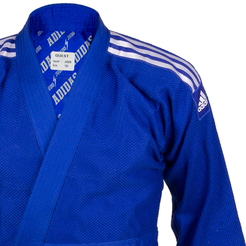 Judo Uniform - Adidas Judo - 'Quest J690' - Blå-Vit
