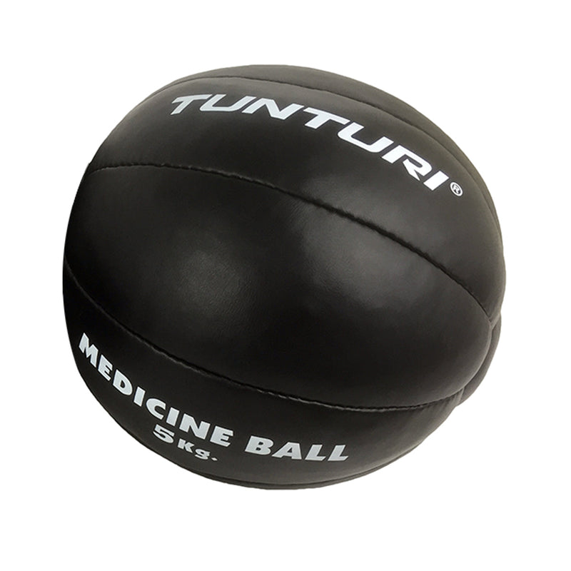 Medicinboll - Tunturi - Läder - Svart