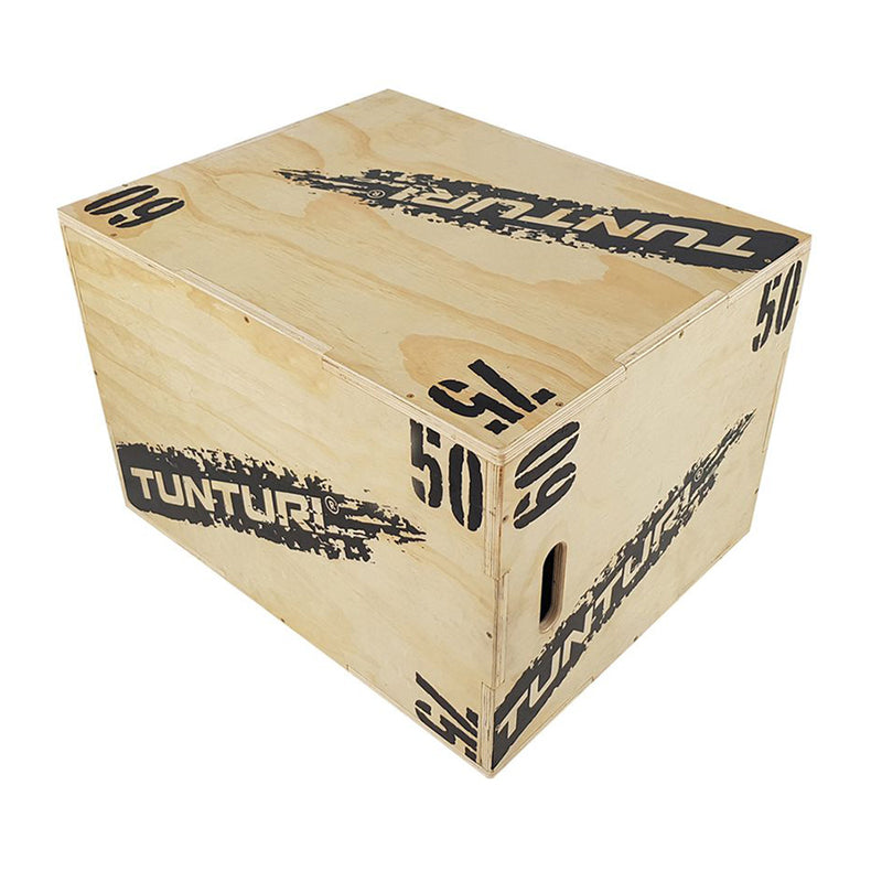 Box Jump Box - Tunturi - '50cm x 60cm x 75cm' - Trä