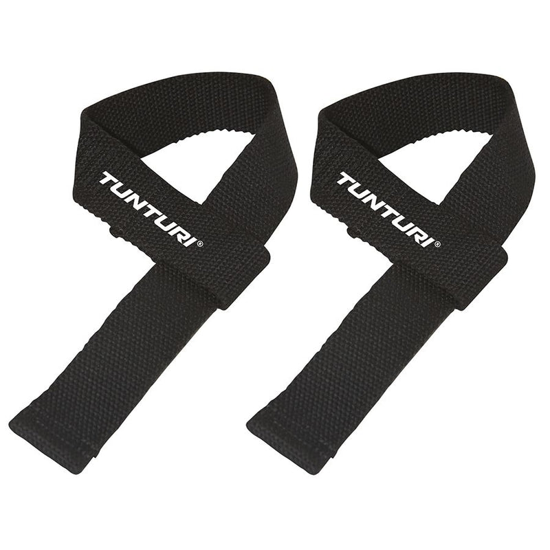 Straps - Tunturi - 'Powerlifting' - Bomull -Svart
