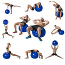 Träningsboll - Tunturi - 'Gymball' - 55 CM - Svart