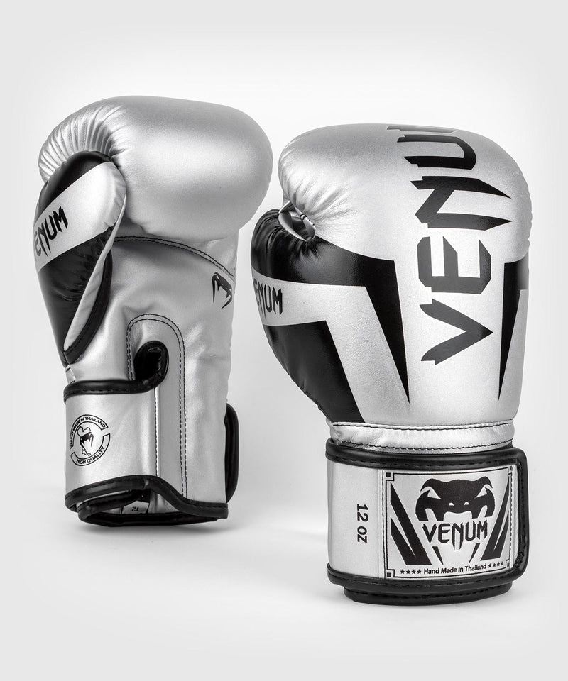 Boxningshandskar - Venum - 'Elite' - Silver-Svart
