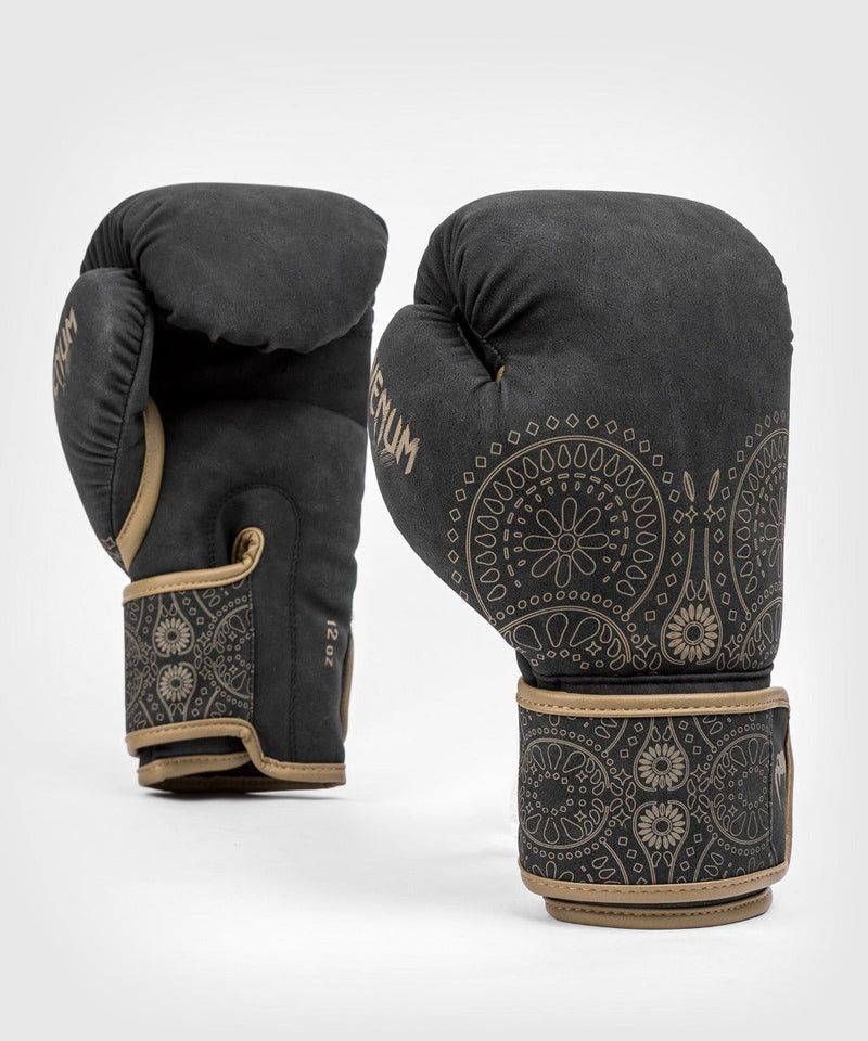 Boxningshandskar - Venum - 'Santa Muerte Dark Side' - Svart-Brun