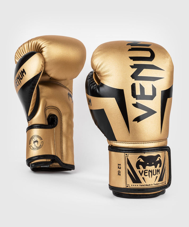 Boxningshandskar - Venum - 'Elite' - Guld-Svart