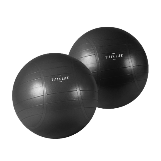 Träningsboll - Titan Life Pro - 'Gymball' - 75 cm - ABS - Svart