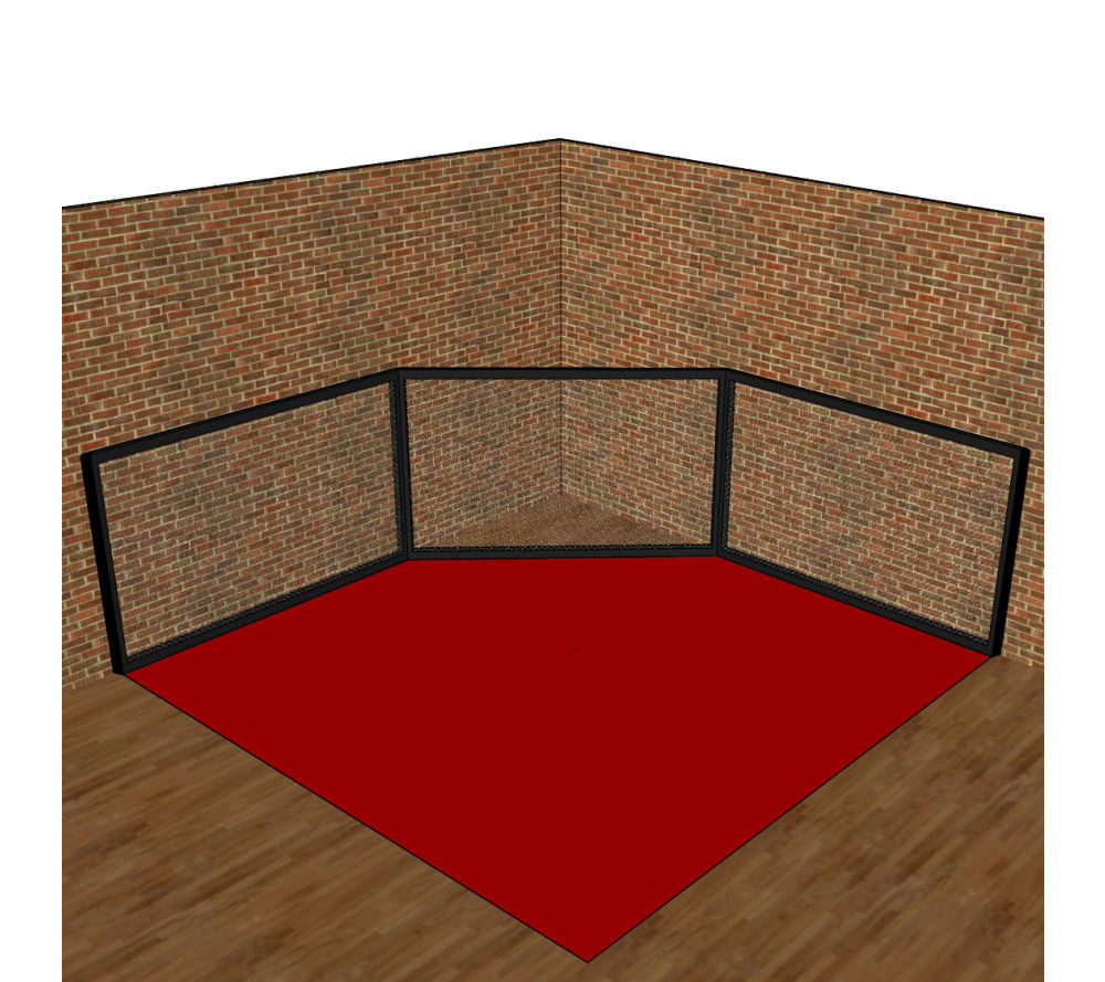 Burpanel med dörr och klädsel