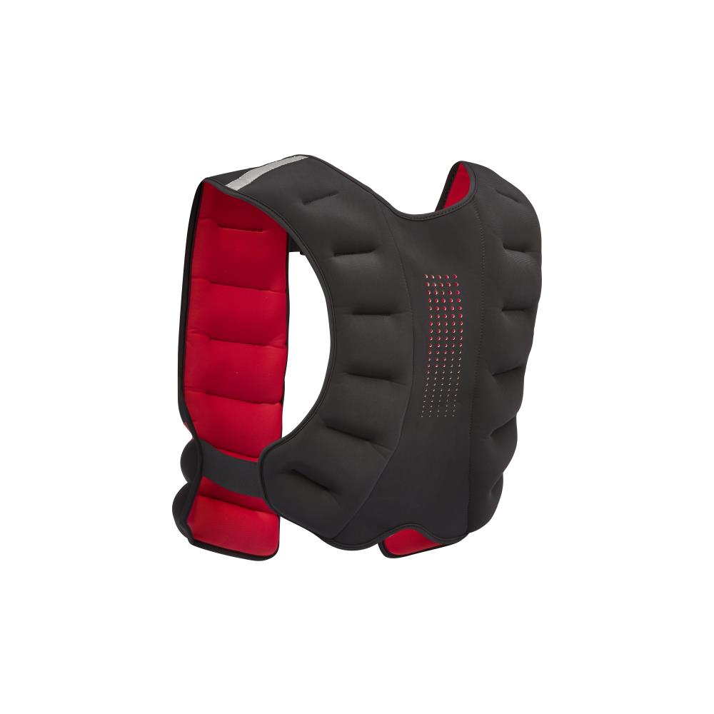 Viktväst - Reebok Weight West - 10 kg - Svart Röd