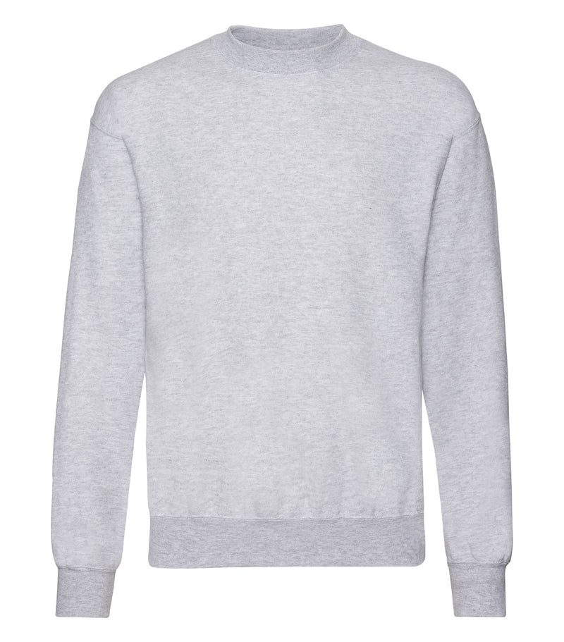 Tröja - Fruit of the Loom - Crewneck - Grå