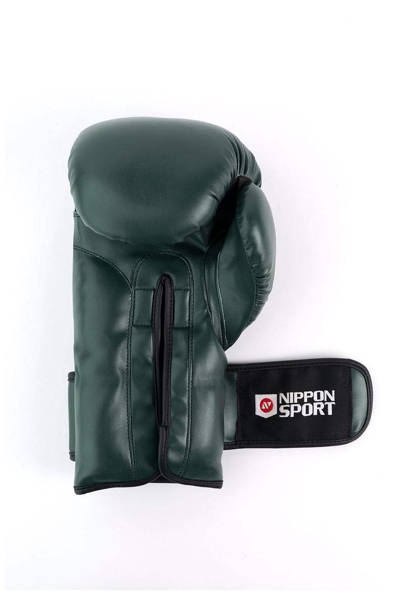 Boxningshandskar  - Nippon Sport - 'Club Revamped' - Armygrön