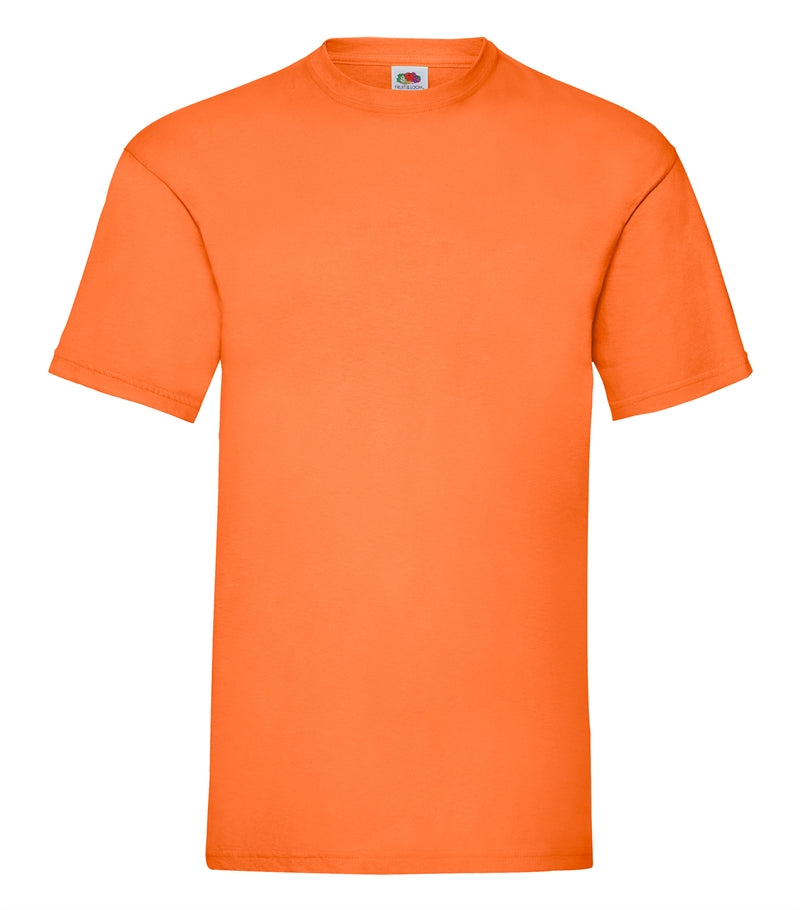 T-shirt - Fruit of the Loom - Valueweight T - Orange