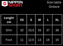 Benskydd - Nippon Sport - 'Greave' - Vit