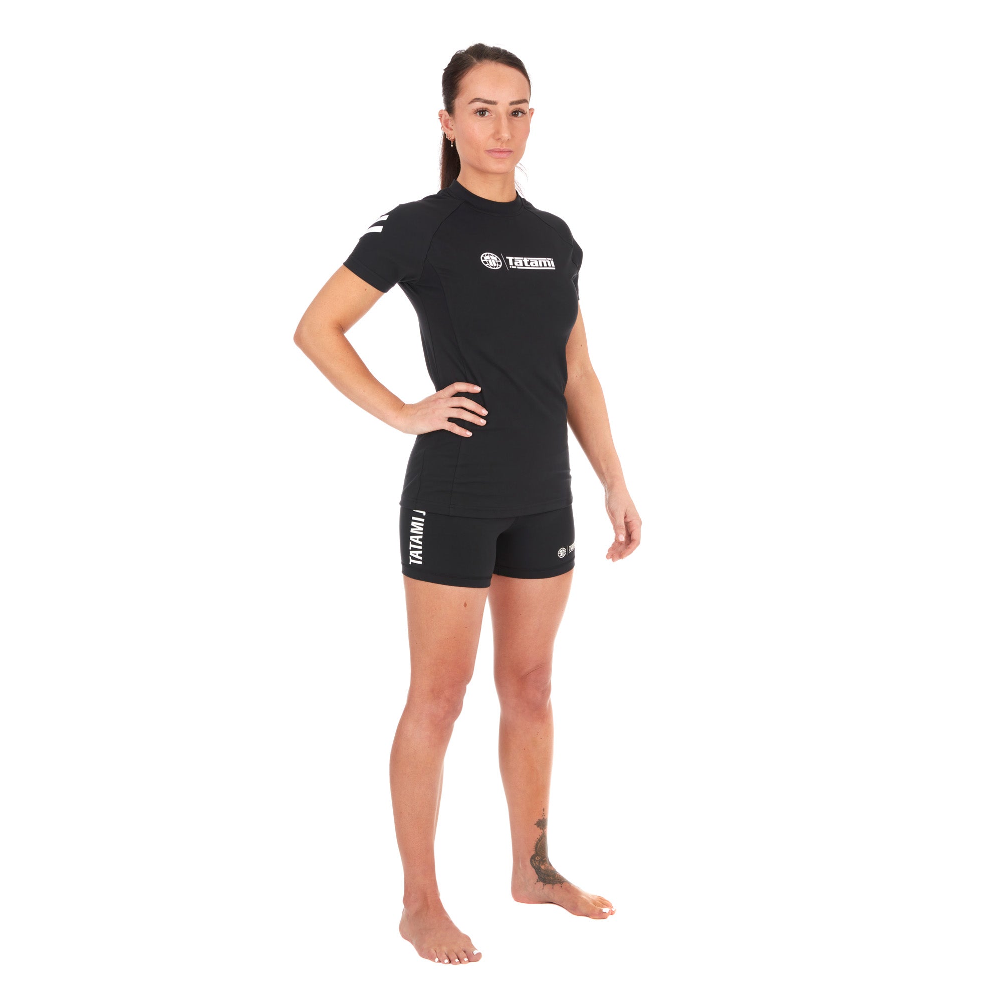 Rash Guard - Dam - Tatami Fightwear - 'Impact' - Kortärmad - Svart