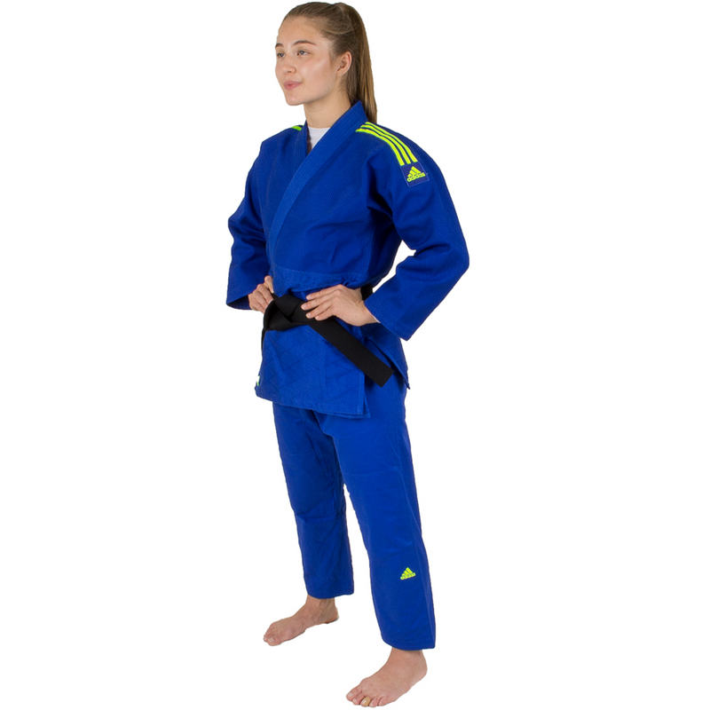 Judo Uniform - Adidas Judo - 'Quest J690' - Blå-Gul