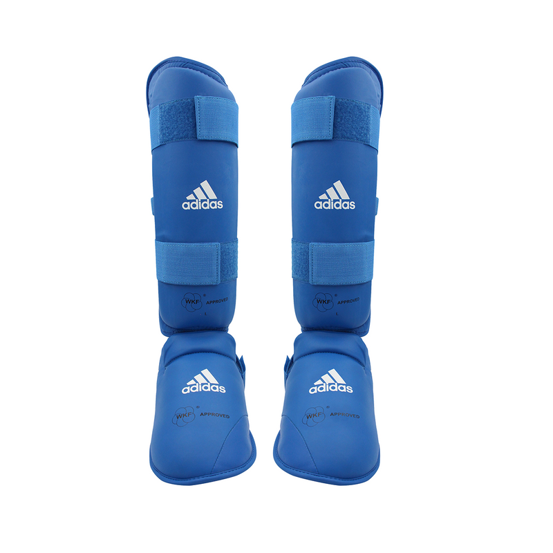 Benskydd - Adidas Karate - WKF - Blå