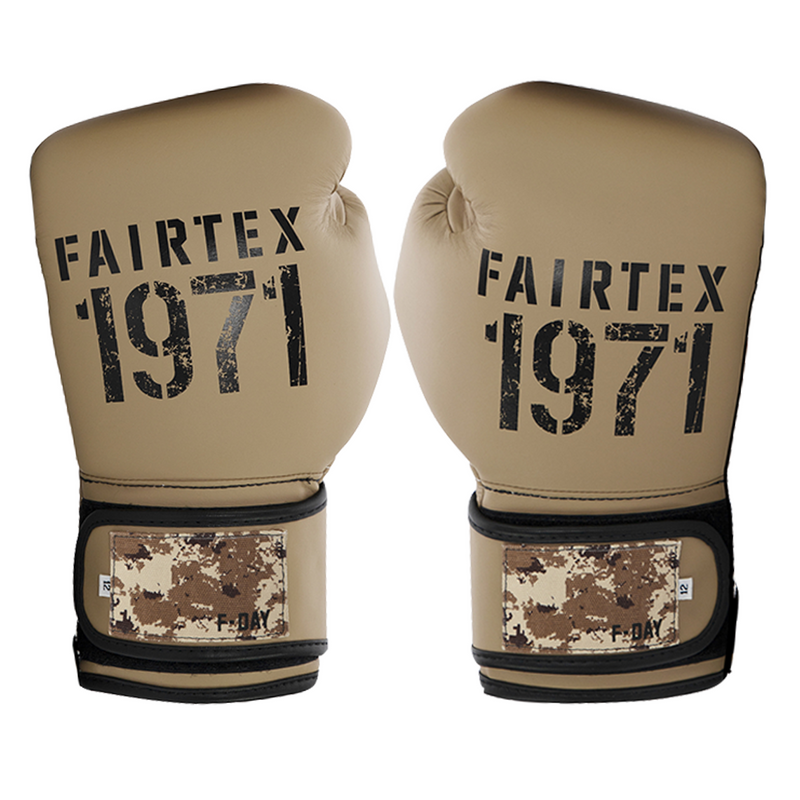 Boxningshandskar - Fairtex - BGV25 - 'F-DAY 2' - Brun