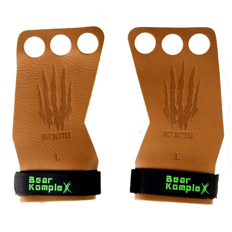 Grips - Bear KompleX - 'Læder' - 3 holes - Tan