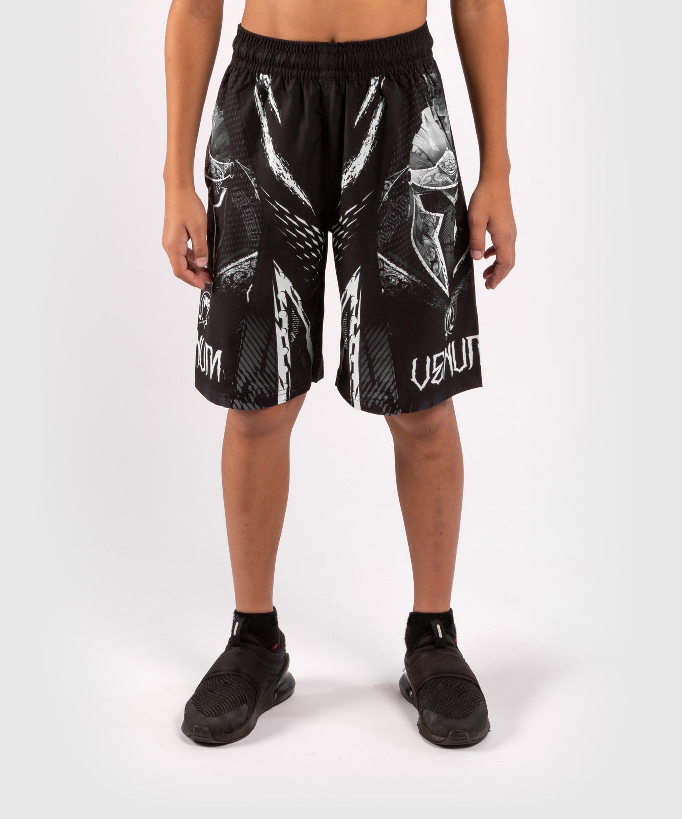 MMA Shorts - Venum - 'GLDTR 4.0' - barnstorlekar - Svart-Vit