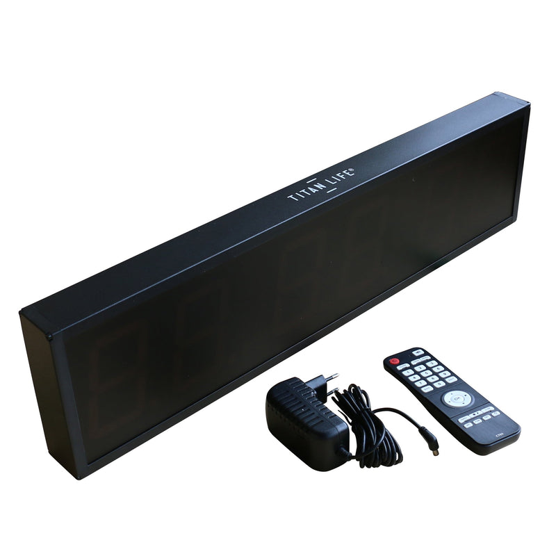 Gym Timer - Titan Life Pro - Inkl. Fjernbetjening - Svart