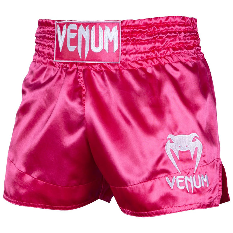 Muay Thai Shorts - Venum - 'Classic' - Rosa-Vit