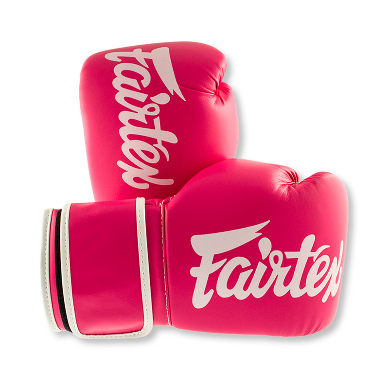 Boxningshandskar - Fairtex - 'BGV14' - Rosa / Vit