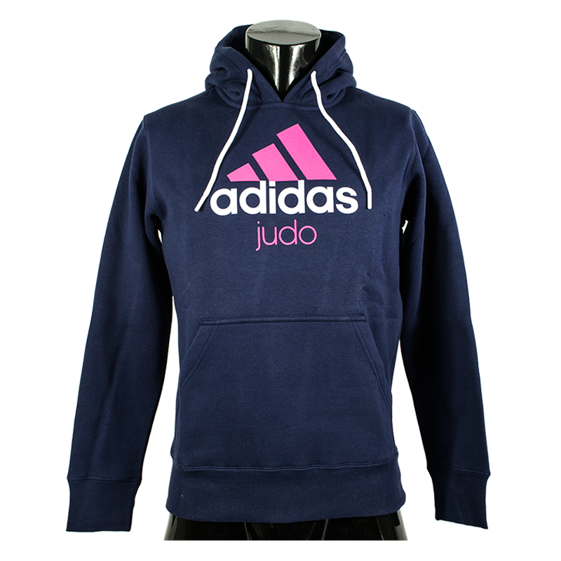 Hoodie - Adidas Judo - 'Judo Hoodie' - Blå-Pink