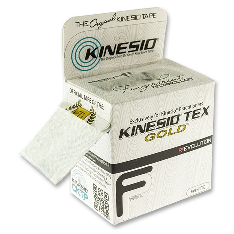 Kinesiotejp - Kinesio Tex - 'Tex Gold FP 5m' - 5CM - Vit
