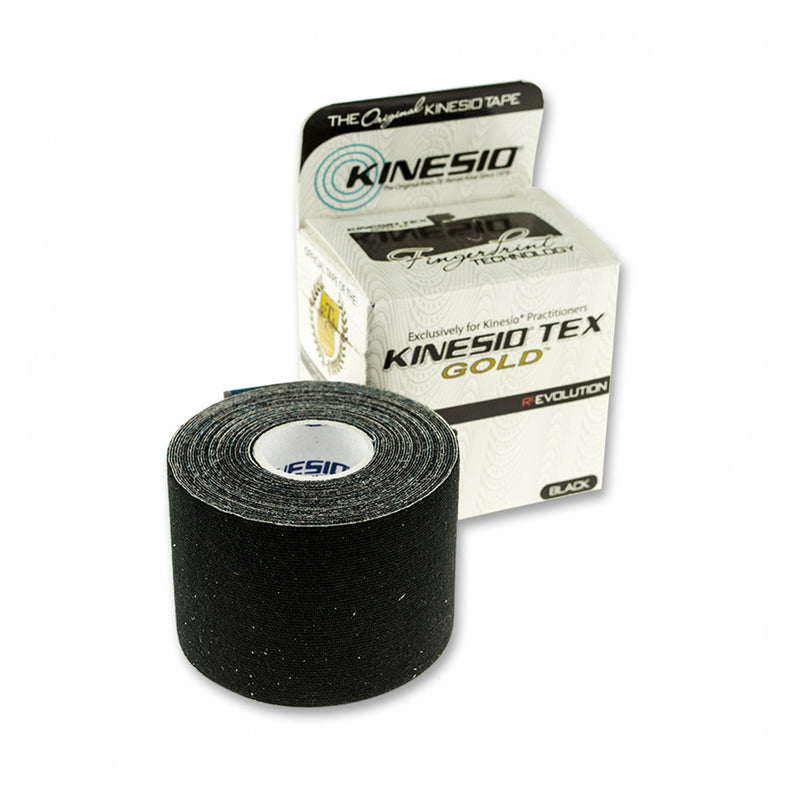 Kinesiotejp - Kinesio Tex - 'Tex Gold FP 5m' - 5CM - Svart