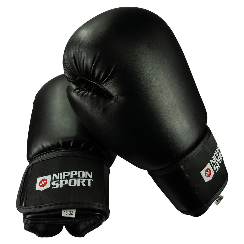 Boxningshandskar - Nippon Sport - 'Club' - Svart