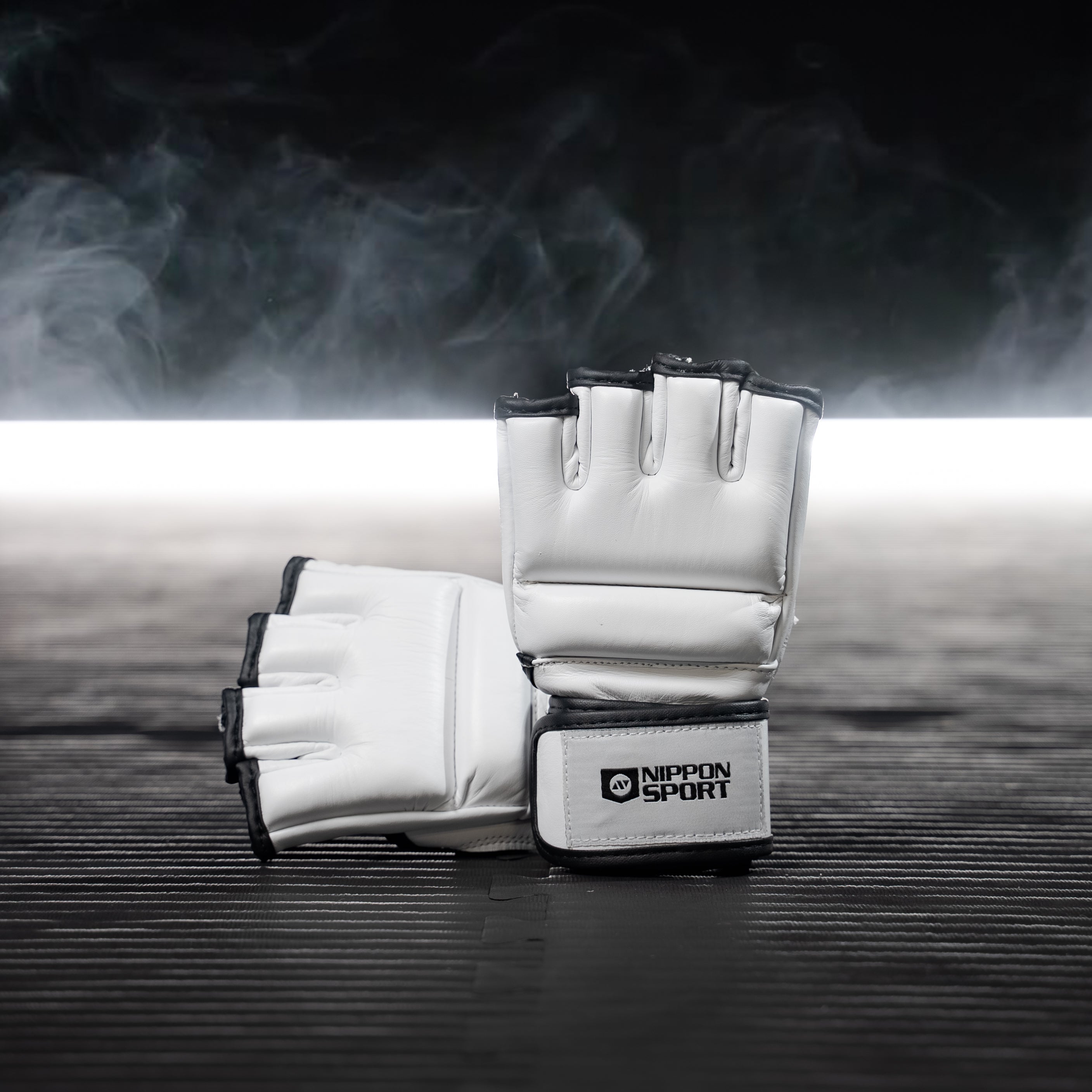 MMA Handskar - Nippon Sport - 'Freefight' - Vit