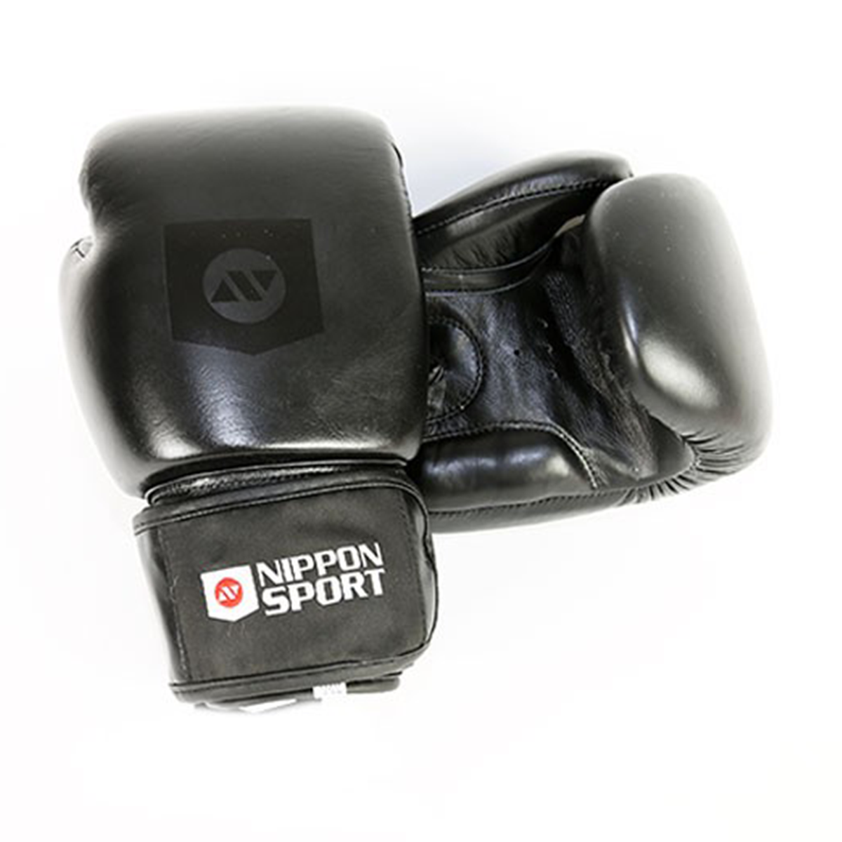 Boxningshandskar - Nippon Sport - 'Gauntlet' - Svart