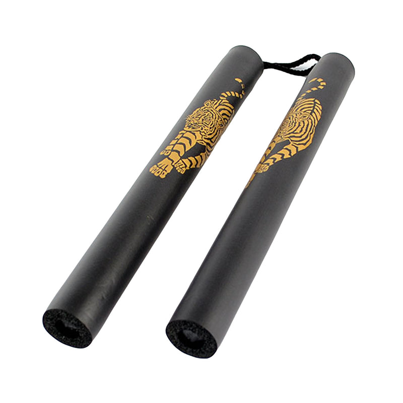 Dummy Vapen - Träningsvapen - Nippon Sport - 'Nunchaku' - Svart Snöre