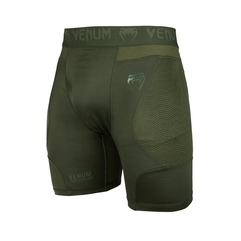 Kompressionsshorts - Venum - 'G-Fit' - Militärgrön