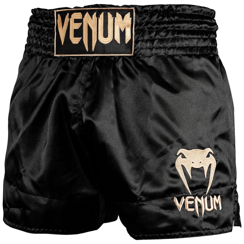 Muay Thai Shorts - Venum - 'Classic' - Svart-Guld