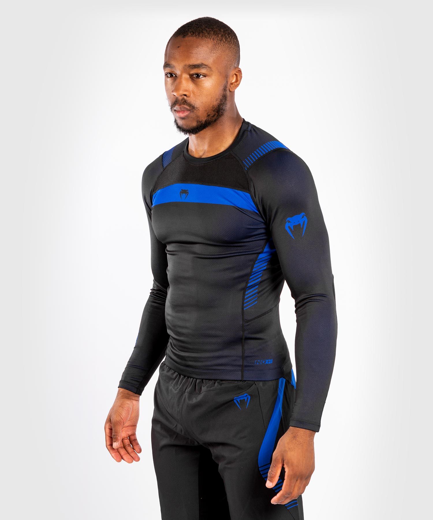 Rash Guard - Venum - 'NoGi 3.0' - Black/Blue