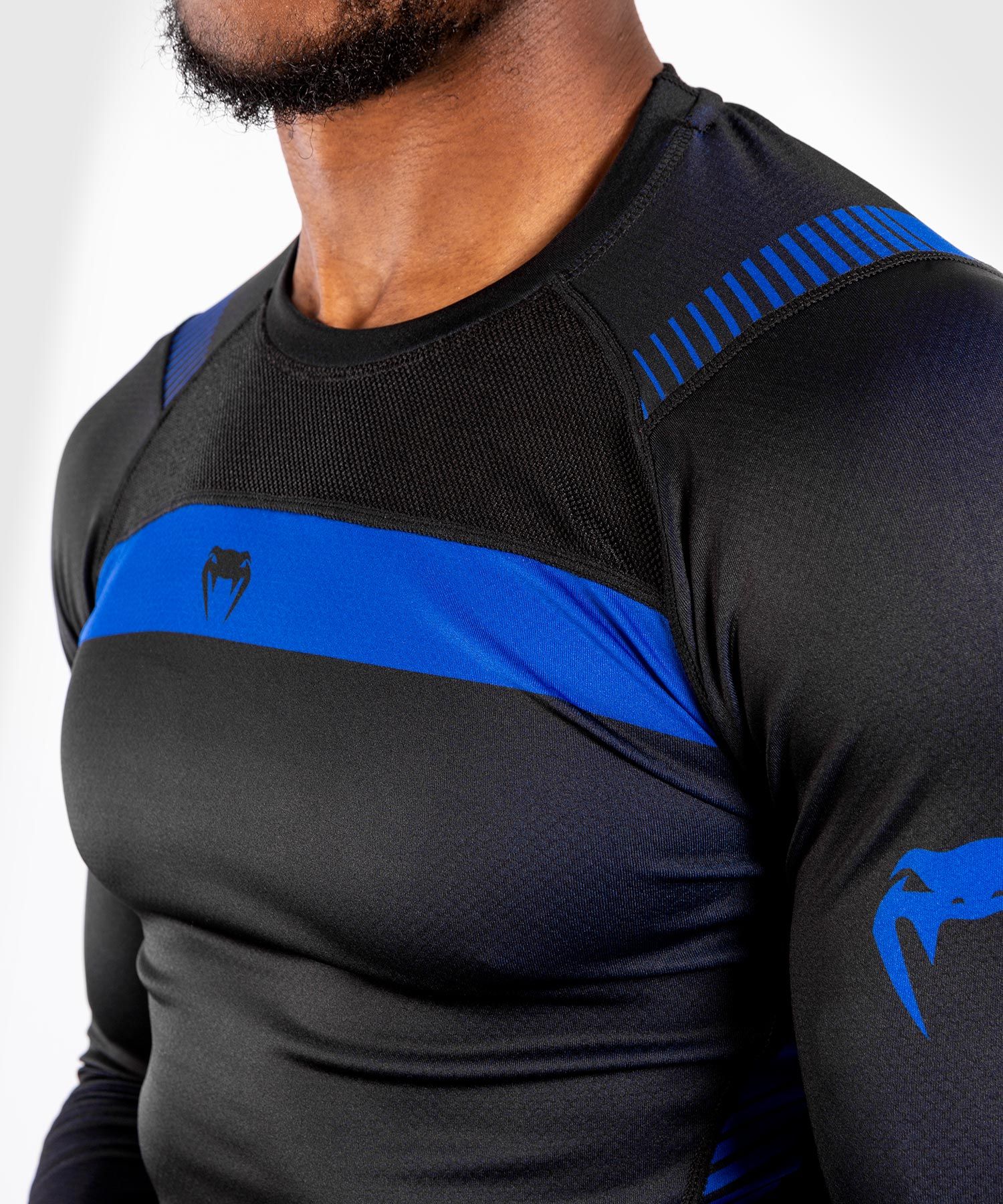 Rash Guard - Venum - 'NoGi 3.0' - Black/Blue