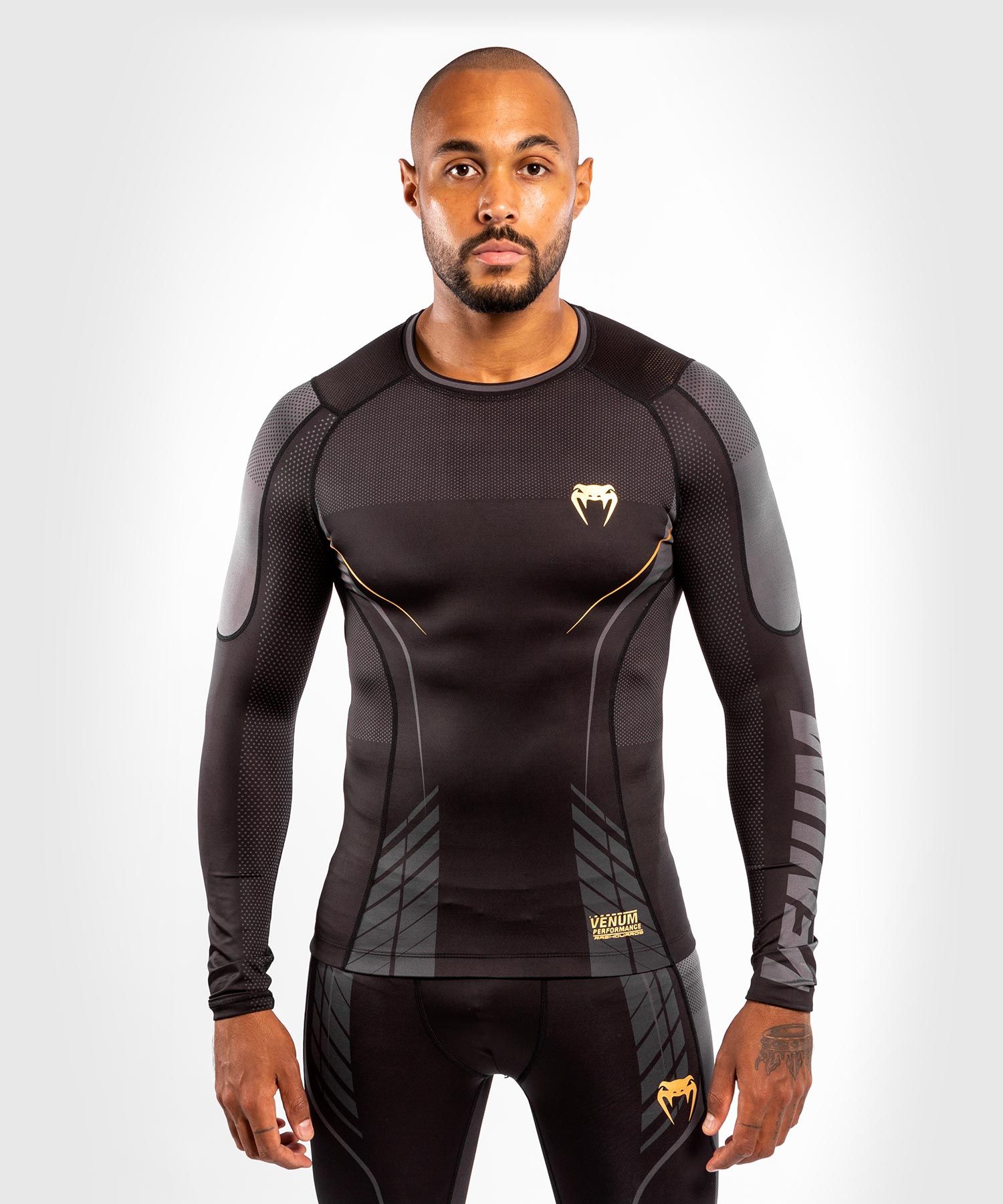 Rash Guard - Venum - 'Athletics' - Black/Gold