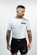 Rash Guard - Nippon Sport - 'Short sleeves' - Vit