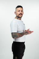 Rash Guard - Nippon Sport - 'Short sleeves' - Vit