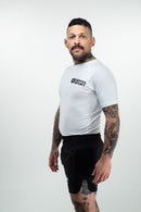 Rash Guard - Nippon Sport - 'Short sleeves' - Vit