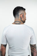 Rash Guard - Nippon Sport - 'Short sleeves' - Vit