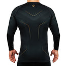Rash Guard - Ground Game - Gold 2.0 - Långärmad - Svart