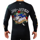 Rash Guard - Ground Game - Oldschool - Långärmad - Svart