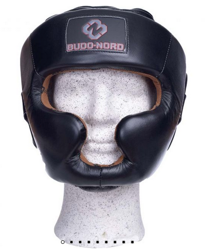 Boxhjälm - Budo Nord - Full Face - svart