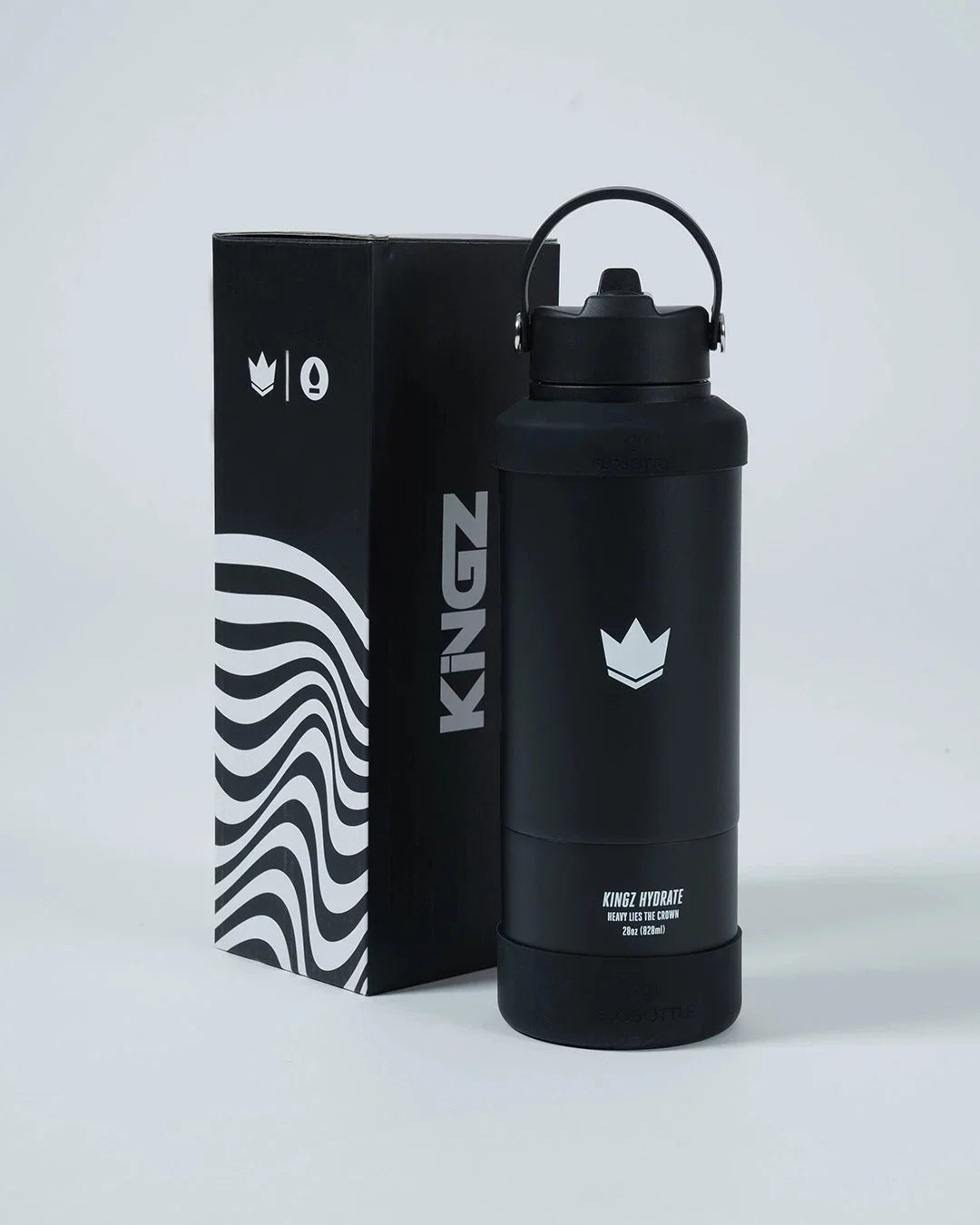 Vattenflaska - Kingz - Hydrate Bottle 828 ml - Svart
