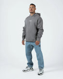 Hoodie - Kingz - Box Hoodie - Grå