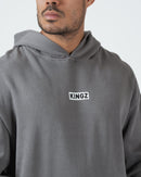 Hoodie - Kingz - Box Hoodie - Grå