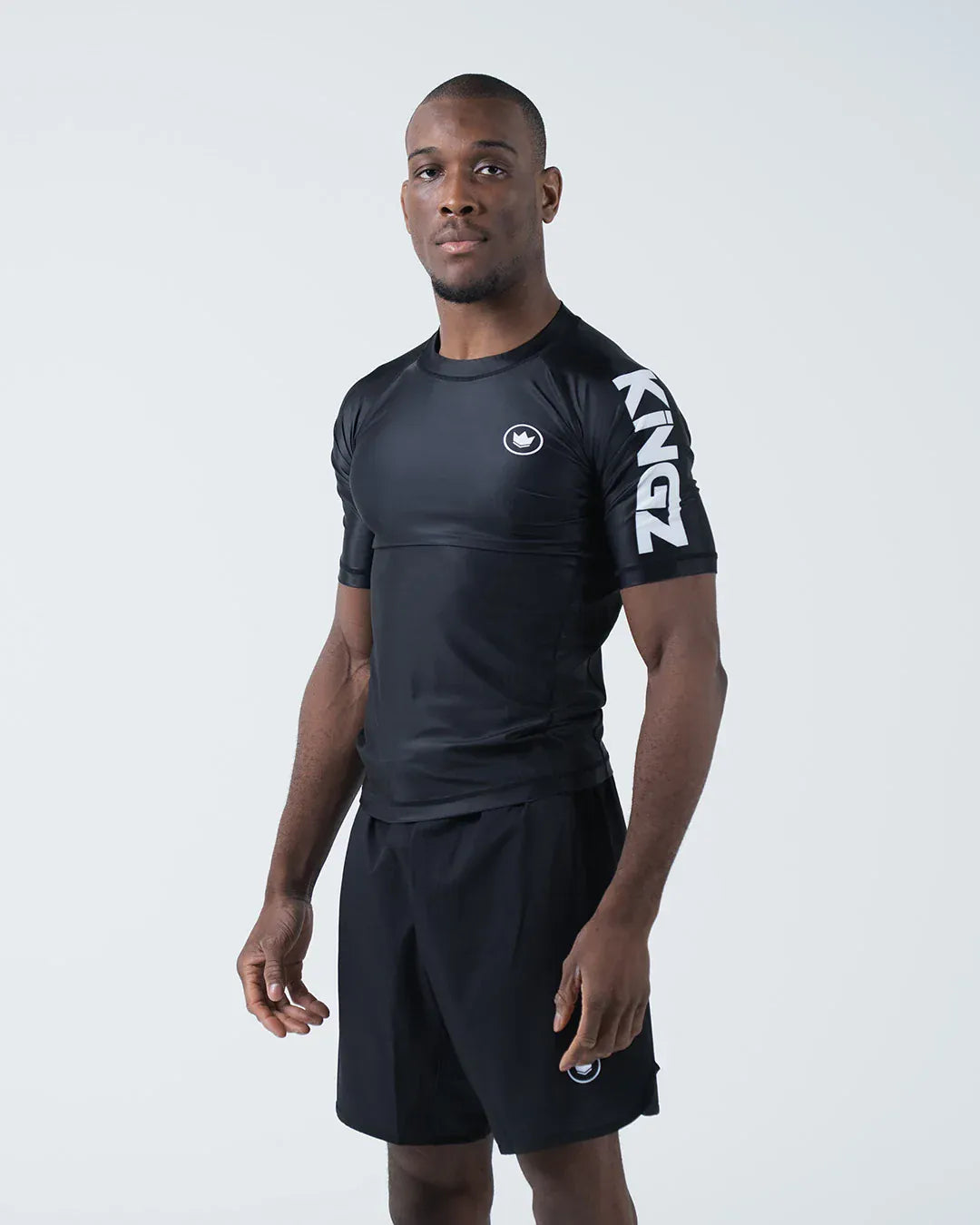 Rashguard - Kingz - Kore V2 - Kortärmad - Svart