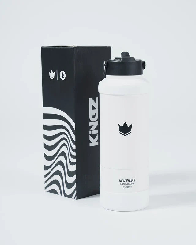 Vattenflaska - Kingz - Hydrate Bottle 828 ml - Vit